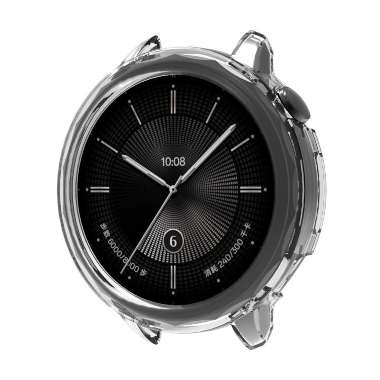 Half Coverage Hollow TPU Watch Protective Cover — Transparent Blue