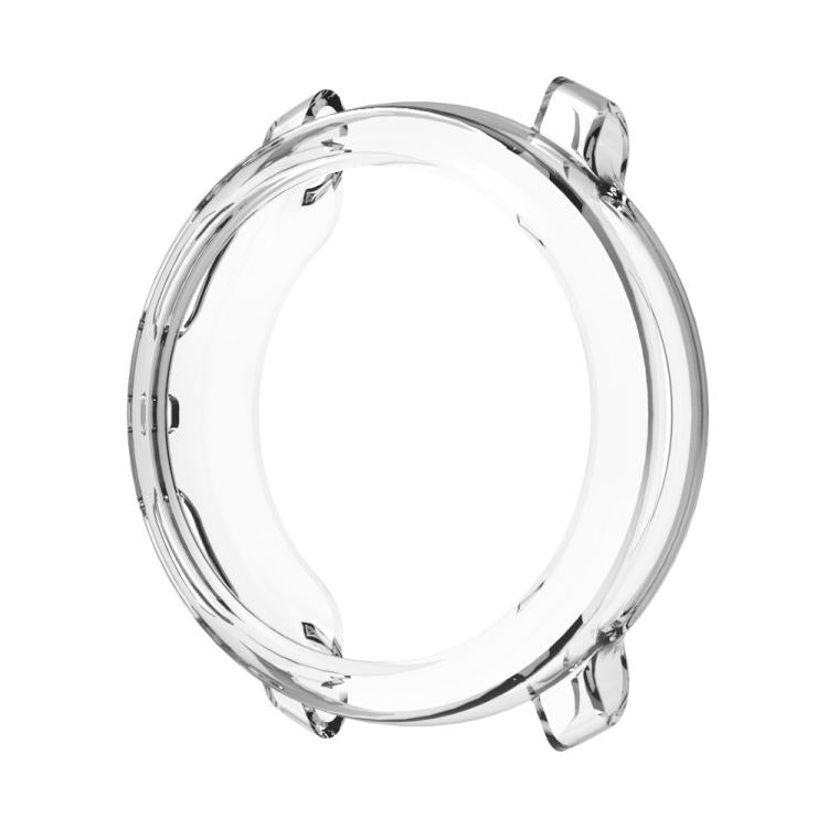 Half Coverage Hollow TPU Watch Protective Cover — Transparent Black