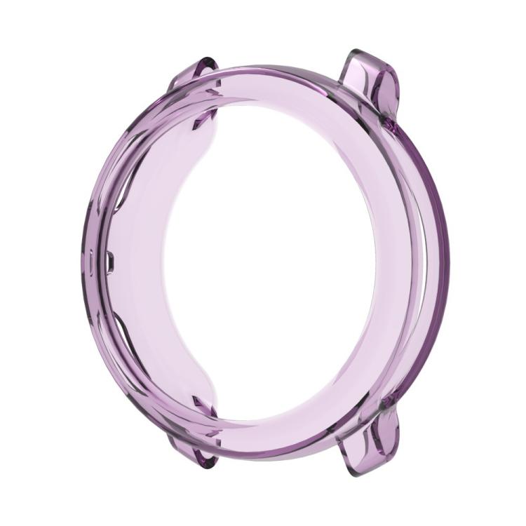 Half Coverage Hollow TPU Watch Protective Cover — Transparent Blue
