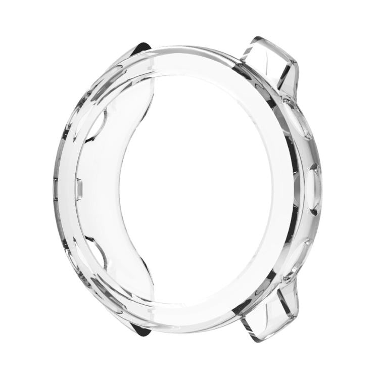 Half Coverage Hollow TPU Watch Protective Cover — Transparent Black