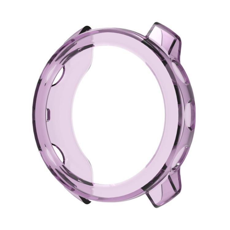 Half Coverage Hollow TPU Watch Protective Cover — Transparent Blue