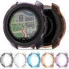 Half Coverage Hollow TPU Watch Protective Cover — Transparent
