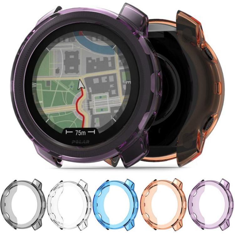 Half Coverage Hollow TPU Watch Protective Cover — Transparent