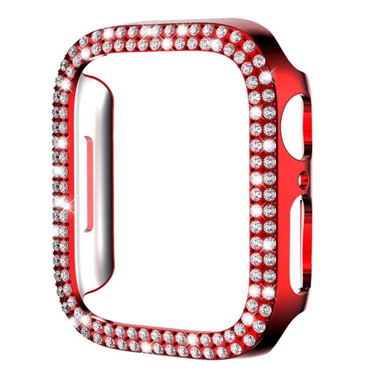 xDfind Double Row Diamond Hollow PC Watch Cover — Silver