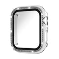 xDfind Single Row Diamond Tempered Glass Film Integrated PC Watch Case