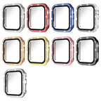 xDfind Single Row Diamond Tempered Glass Film Integrated PC Watch Case