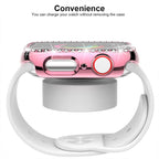 xDfind Single Row Diamond Tempered Glass Film Integrated PC Watch Case