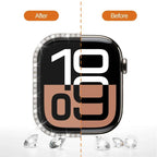 xDfind Single Row Diamond Tempered Glass Film Integrated PC Watch Case