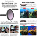 For Insta360 GO Ultra JSR Diving Filter for Waterproof Case — view 20