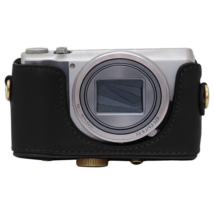 Retro Leather Full Body Camera Cover Bag with Strap