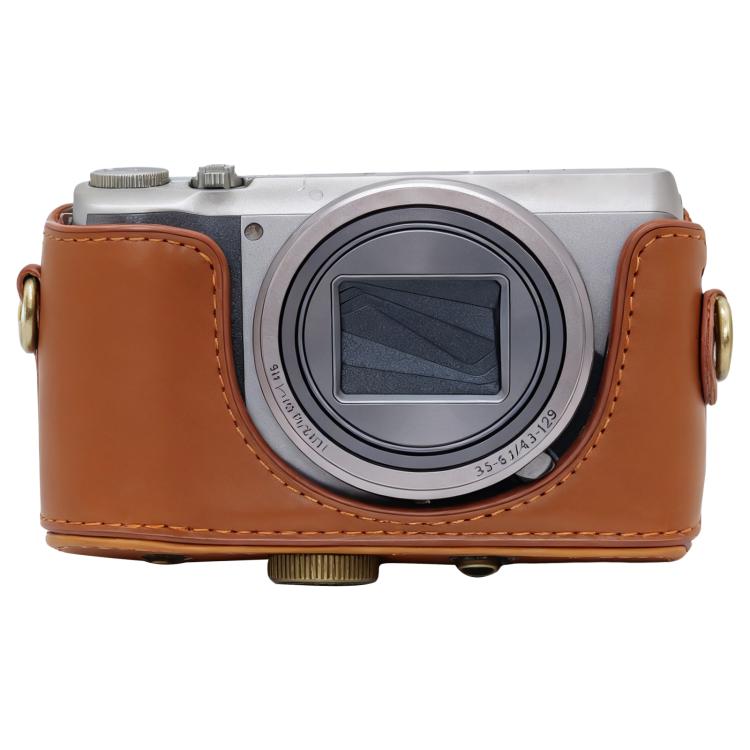 Retro Leather Full Body Camera Cover Bag with Strap — view 6