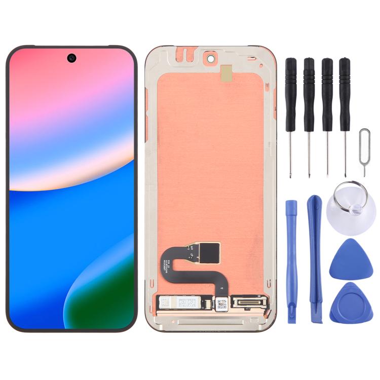Original LCD Screen Digitizer Full Assembly with Frame, Supporting Fingerprint Identification — view 8
