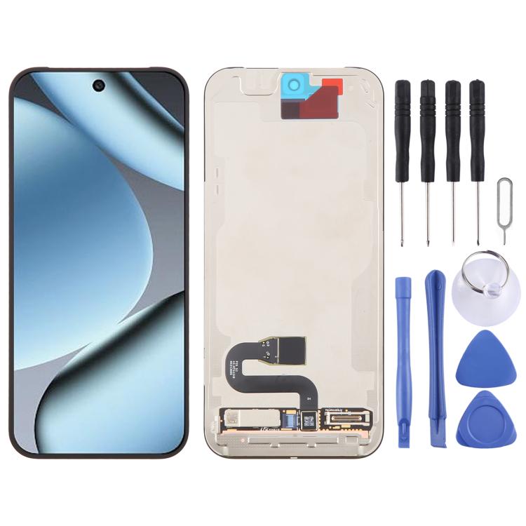 Original LCD Screen Digitizer Full Assembly with Frame, Supporting Fingerprint Identification — view 7
