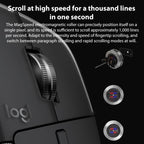 Logitech MX Master 4 8K DPI Wireless Mouse — view 5