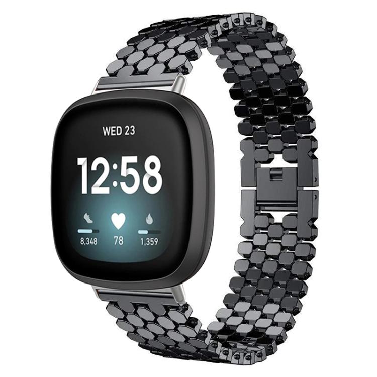 xDfind Fish Scale Texture Metal Watch Band — For Fitbit Versa 2/Versa/Versa Lite