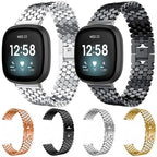 xDfind Fish Scale Texture Metal Watch Band — view 9
