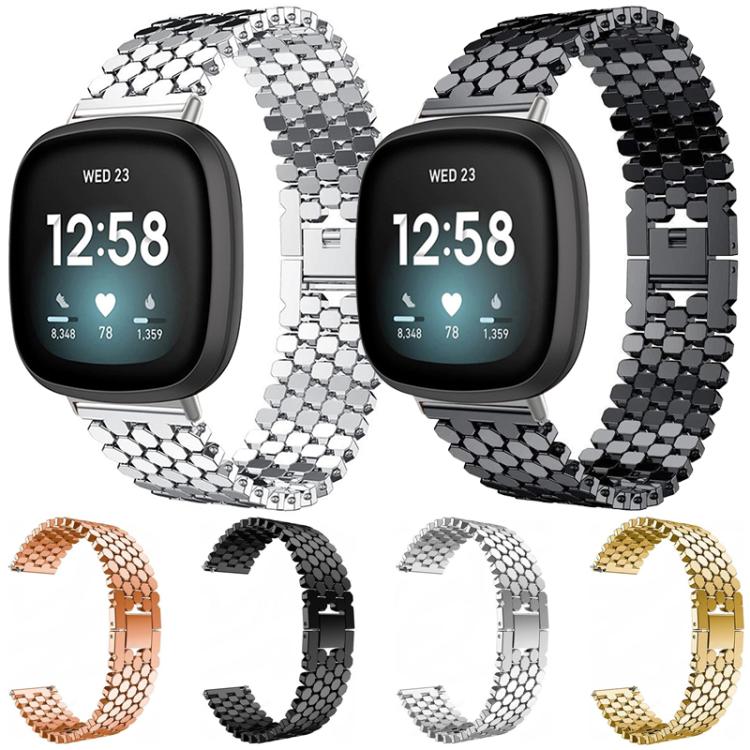 xDfind Fish Scale Texture Metal Watch Band — view 9