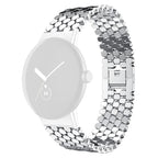 xDfind Fish Scale Texture Metal Watch Band