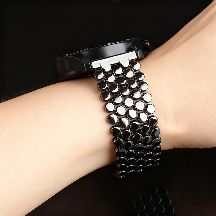 xDfind Fish Scale Texture Metal Watch Band