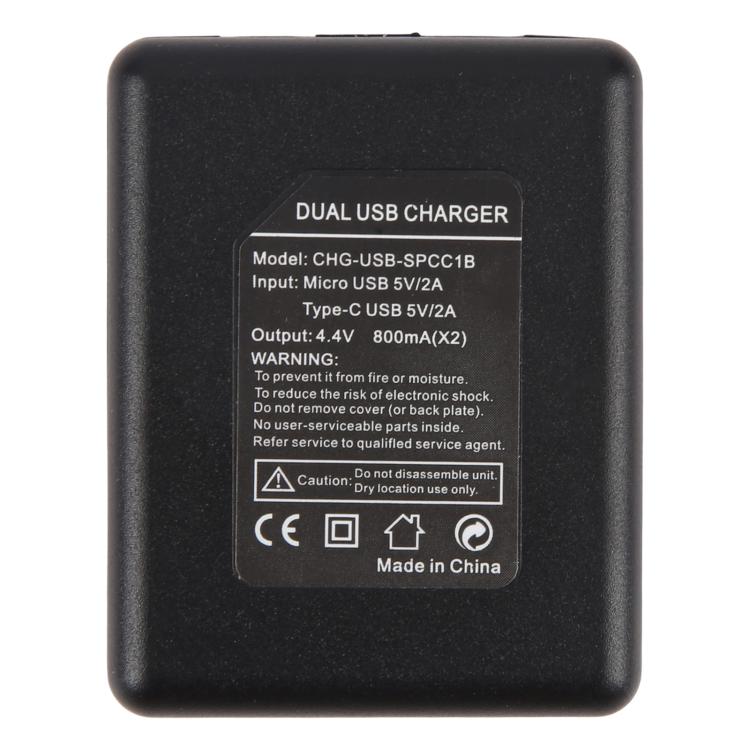 CHG-USB-SPCC1B For GoPro Max Dual USB Batteries Charging Hub