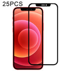 25 PCS Full Glue Full Screen Tempered Glass Film
