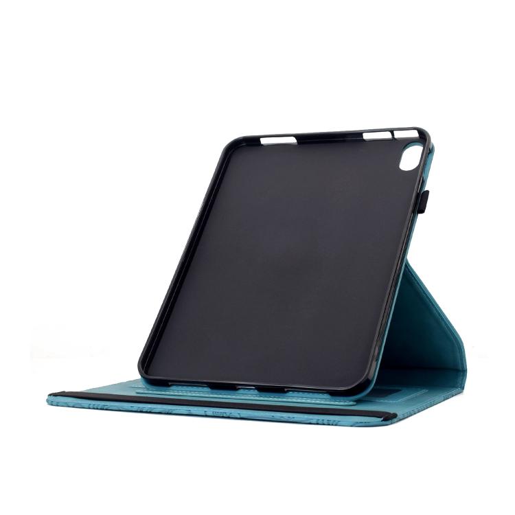 Rotatable Mandala Embossed Smart Leather Tablet Case