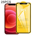 25 PCS 9D Full Glue Full Screen Tempered Glass Film