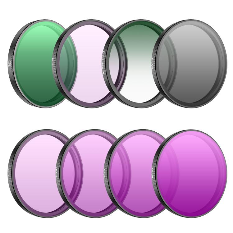 For DJI Osmo Action 6 Sunnylife Camera Lens Filter — 6 in 1 Mixed Filter