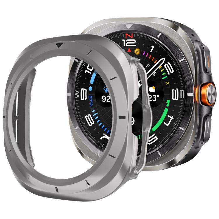 xDfind Scale Frame PC Hollow Watch Cover — Titanium Gold + Black