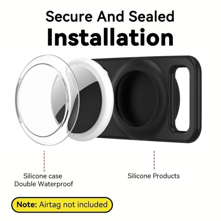 xDfind Silicone Pet Collar Tracker Transparent PC Cover