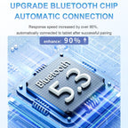 Touch Pad Bluetooth Keyboard Leather Tablet Cover
