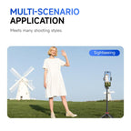 F07 410mm Mini Portable Wireless Remote Control Quadrapod Selfie Stick — view 15