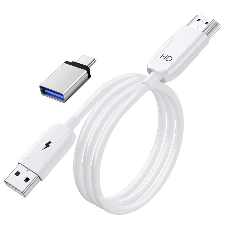 USB-A to HDMI HD Screen Mirroring Cable Wireless Screen Mirroring Converter Cable with Adapter — view 12