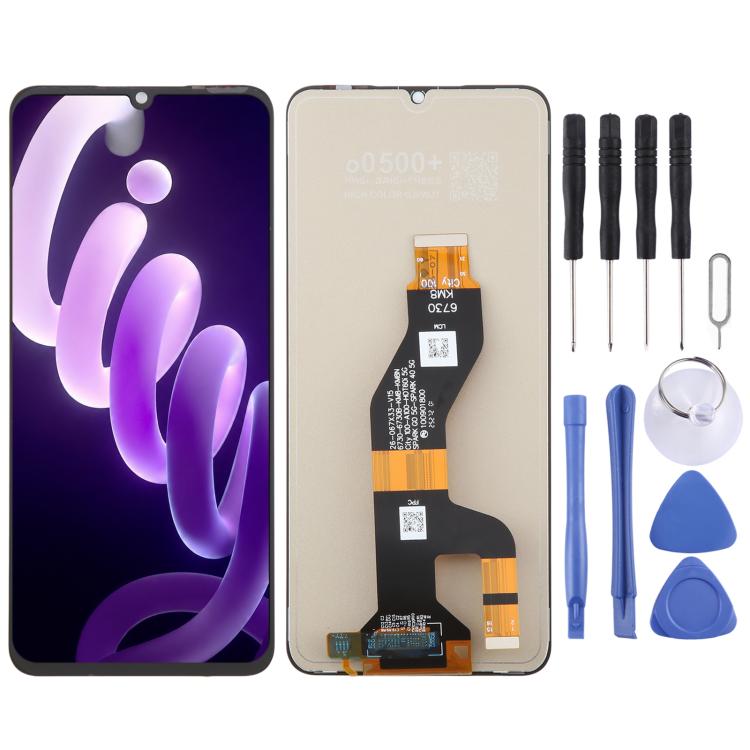 OEM LCD Screen with Digitizer Full Assembly — For Itel Vision 3