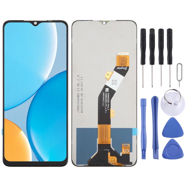 OEM LCD Screen with Digitizer Full Assembly — For Itel P36 Play