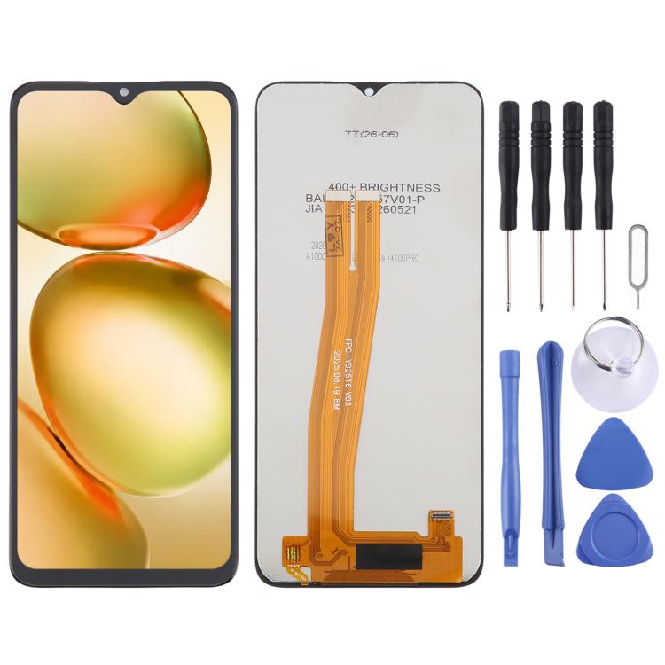 OEM LCD Screen with Digitizer Full Assembly — For Itel A100C