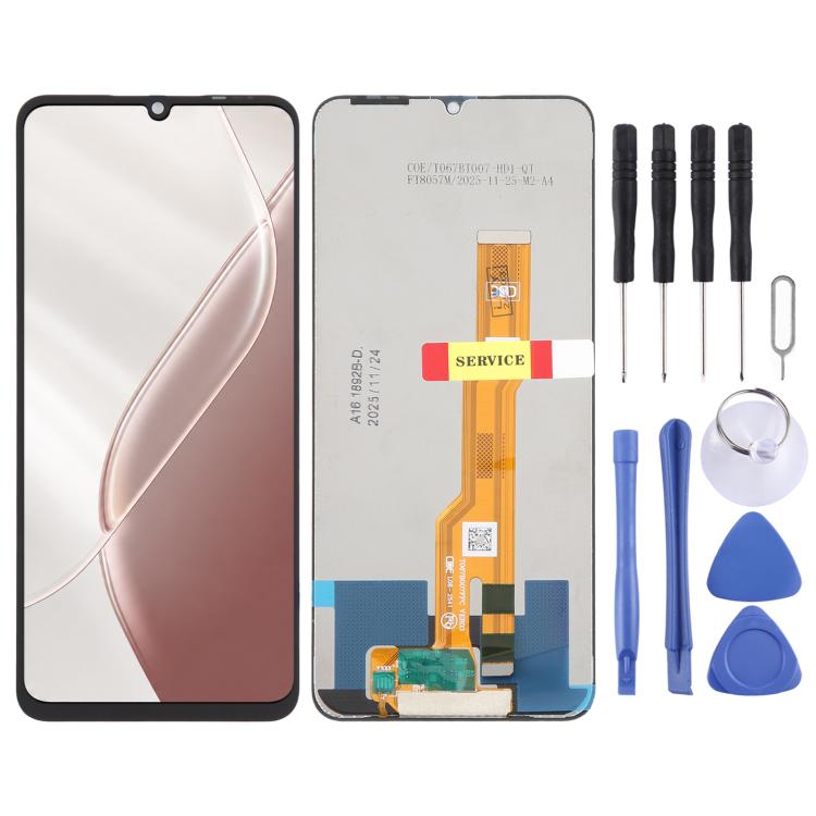 OEM LCD Screen with Digitizer Full Assembly — For Itel A100