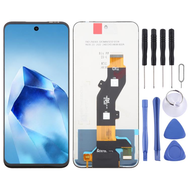OEM LCD Screen with Digitizer Full Assembly — For Itel Vision 1