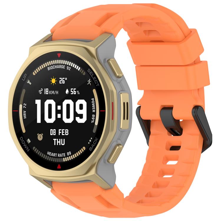 xDfind Solid Color Black Buckle Silicone Watch Band