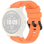 xDfind Solid Color Black Buckle Silicone Watch Band