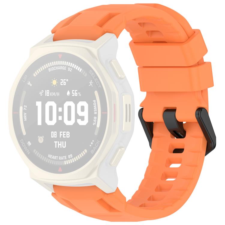 xDfind Solid Color Black Buckle Silicone Watch Band