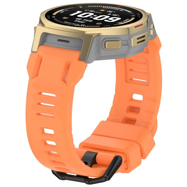 xDfind Solid Color Black Buckle Silicone Watch Band