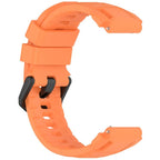 xDfind Solid Color Black Buckle Silicone Watch Band