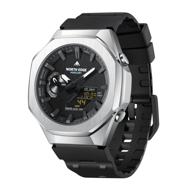 NORTH EDGE Mercury Outdoor Sports Zinc Alloy 5ATM Luminous Electronic Watch — view 4