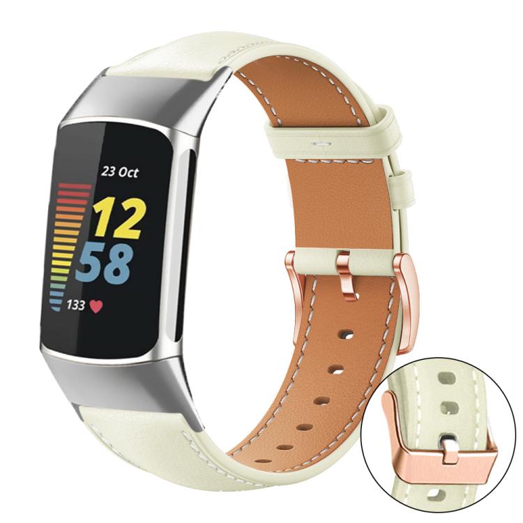 xDfind Rose Gold Buckle Black Shark Fine Grain Vegan Leather Watch Band — Grey