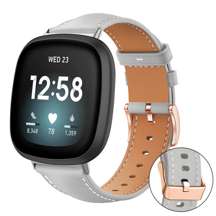 xDfind Rose Gold Buckle Black Shark Fine Grain Vegan Leather Watch Band — Coffee