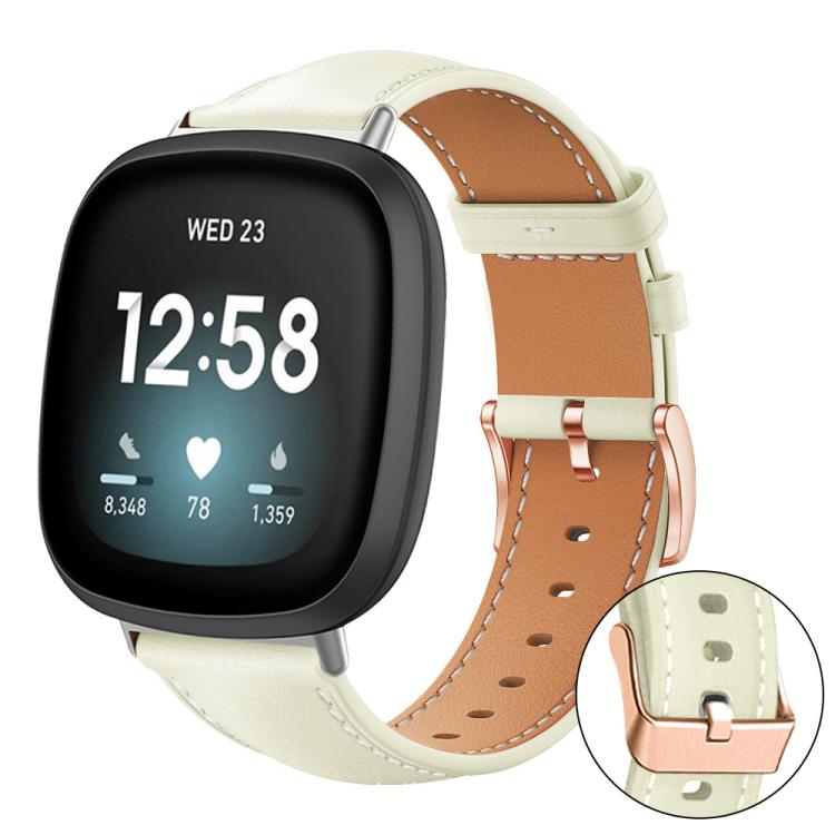 xDfind Rose Gold Buckle Black Shark Fine Grain Vegan Leather Watch Band — view 10