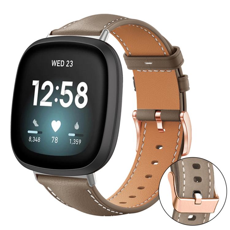 xDfind Rose Gold Buckle Black Shark Fine Grain Vegan Leather Watch Band — view 11