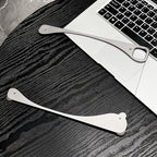 White Glazed Clear Acrylic Hybrid Metal Tablet Case