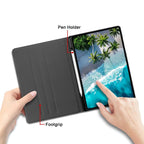 Painted Voltage Vegan Leather Smart Tablet Case with Pen Slot